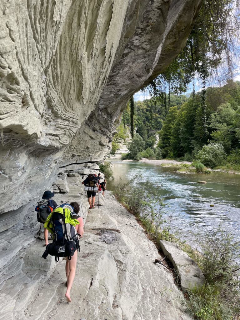 Falaise camp jeunes fribourg