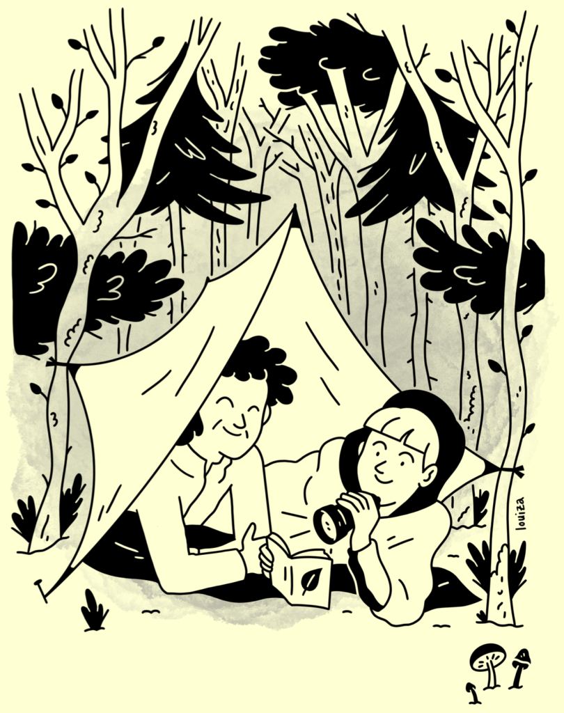 Feuille racine illustration 2026 louiza fond couleur