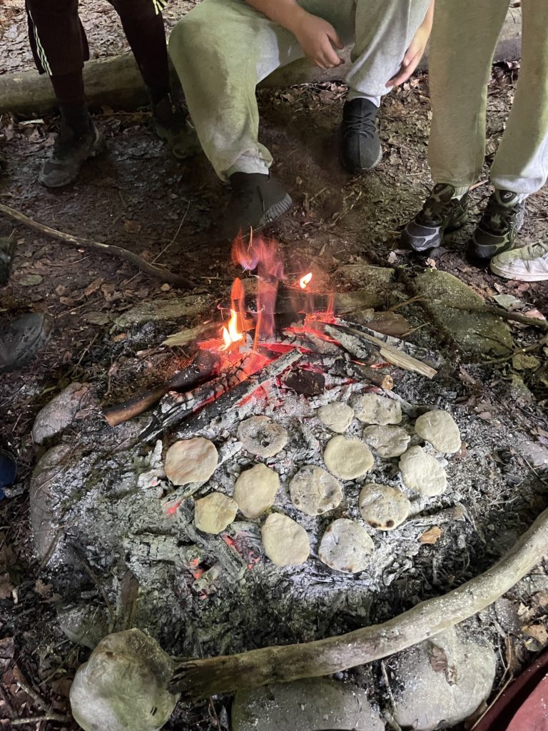 Chapatis feu